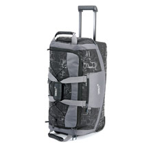 GELERT Adventure 60L Transit Bag (black maze/grey)