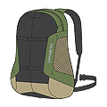 SAMSONITE Median Laptop Backpack 25 L (gr�n/taupe)