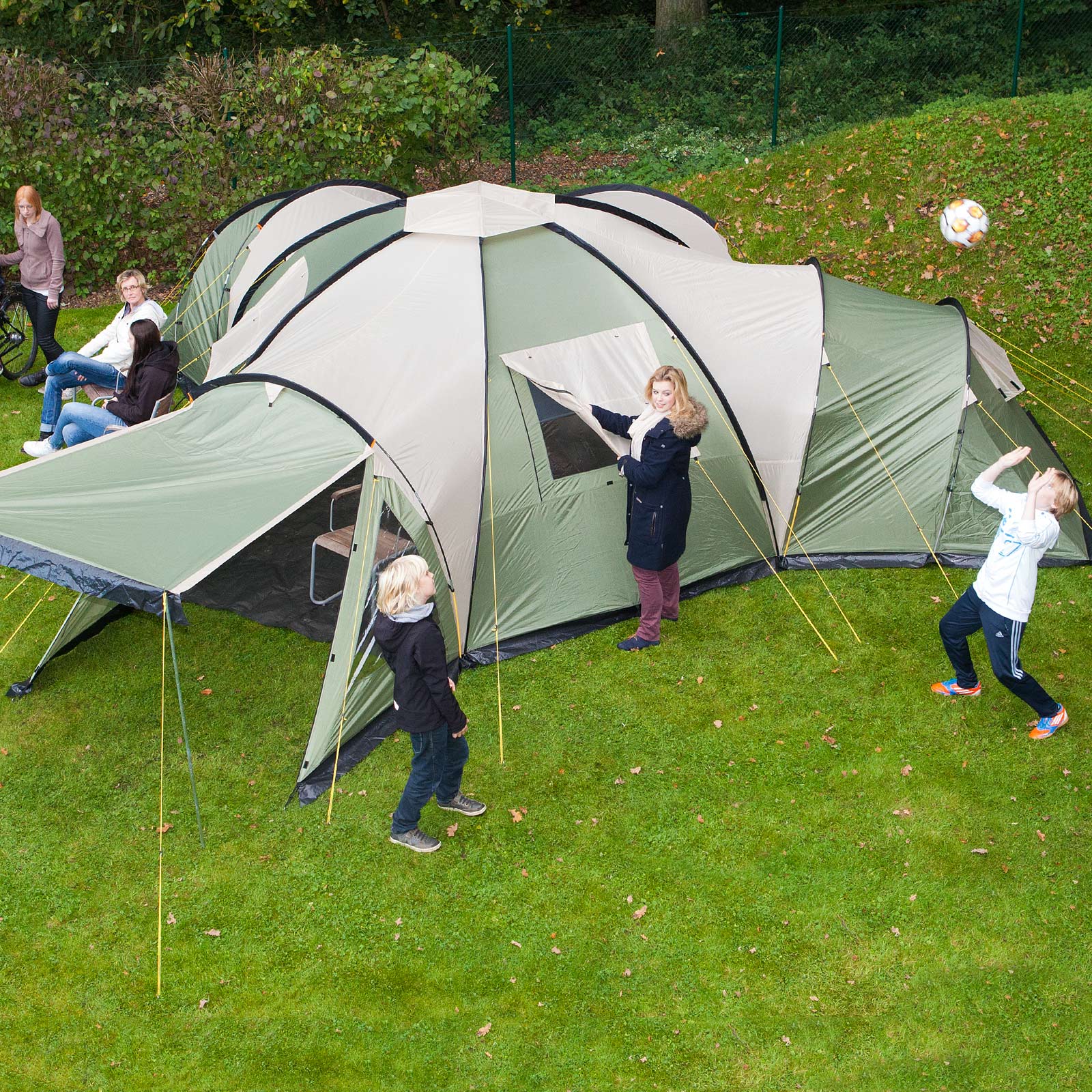skandika Korsika 10 personen Camping/Familienzelt 3 Kabinen Neu eBay