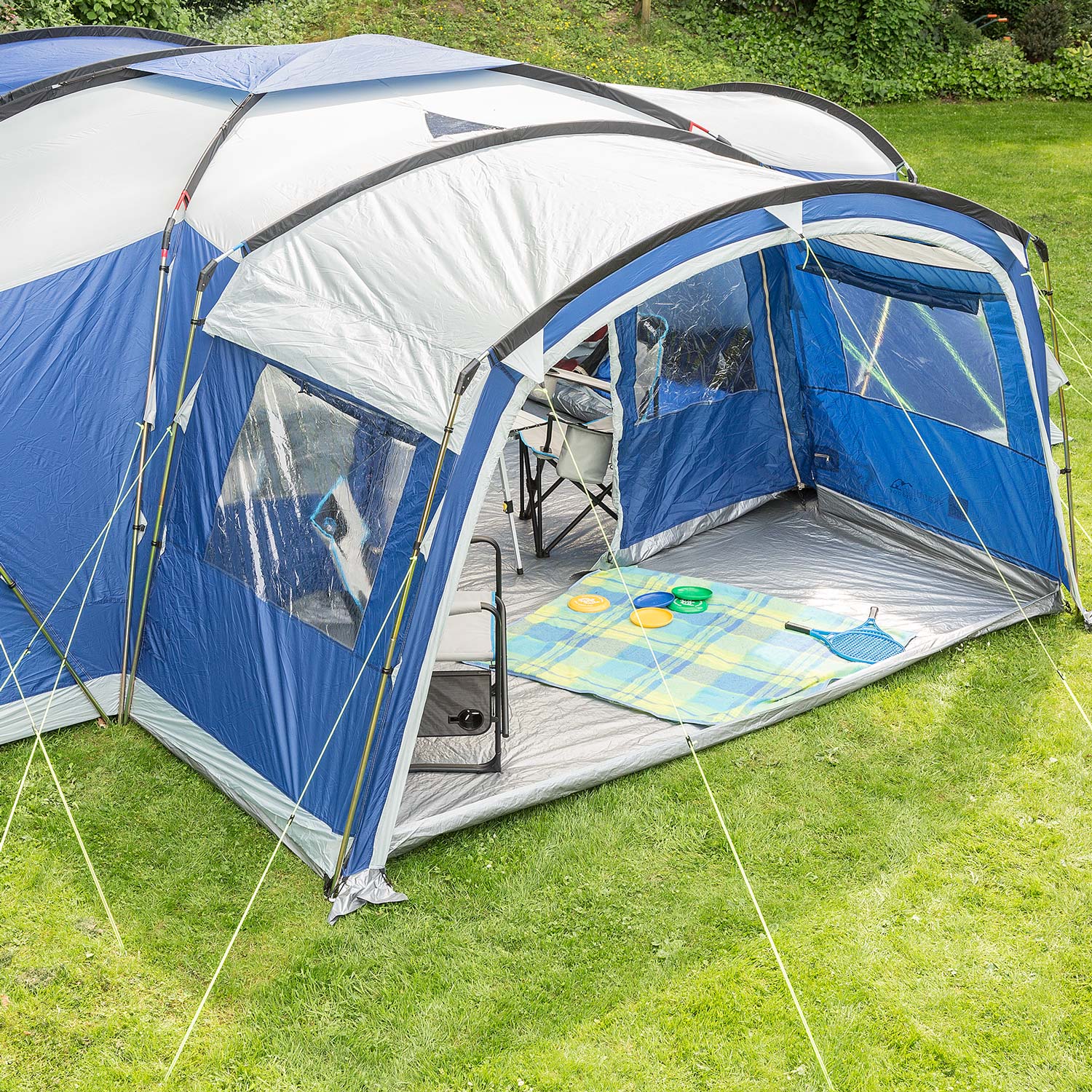skandika Nimbus Protect 12 Person Man Tent Sewn-In Groundsheet Mosquito