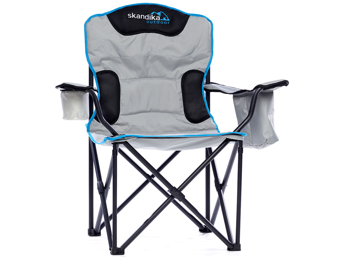 skandika Camping Chair Deluxe Portable Foldable Insulated Cup Holder