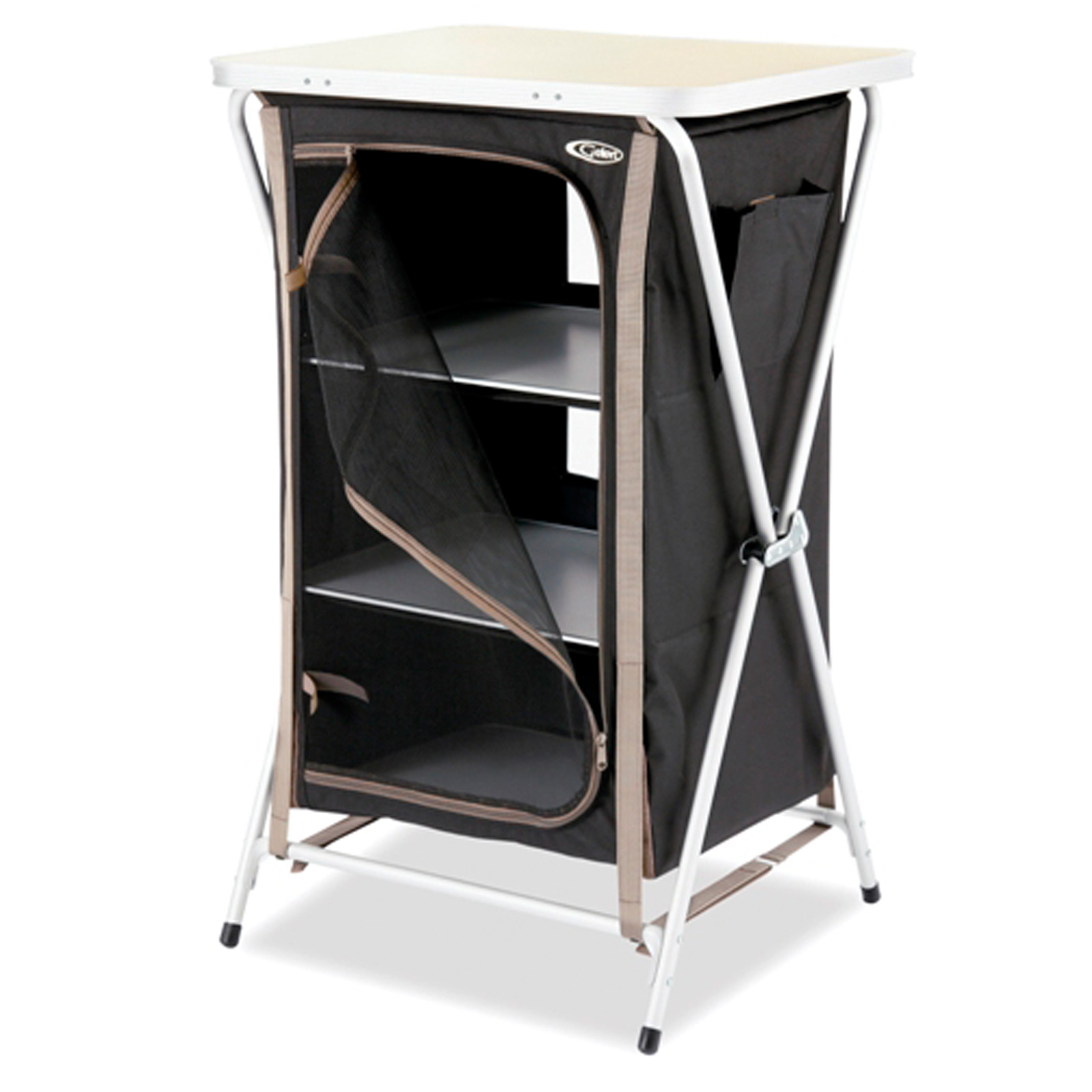 Gelert Compact 4 Shelf Cupboard Campingplacard eBay