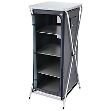 GELERT Compact 5 Shelf Cupboard (castlerock/charcoal)