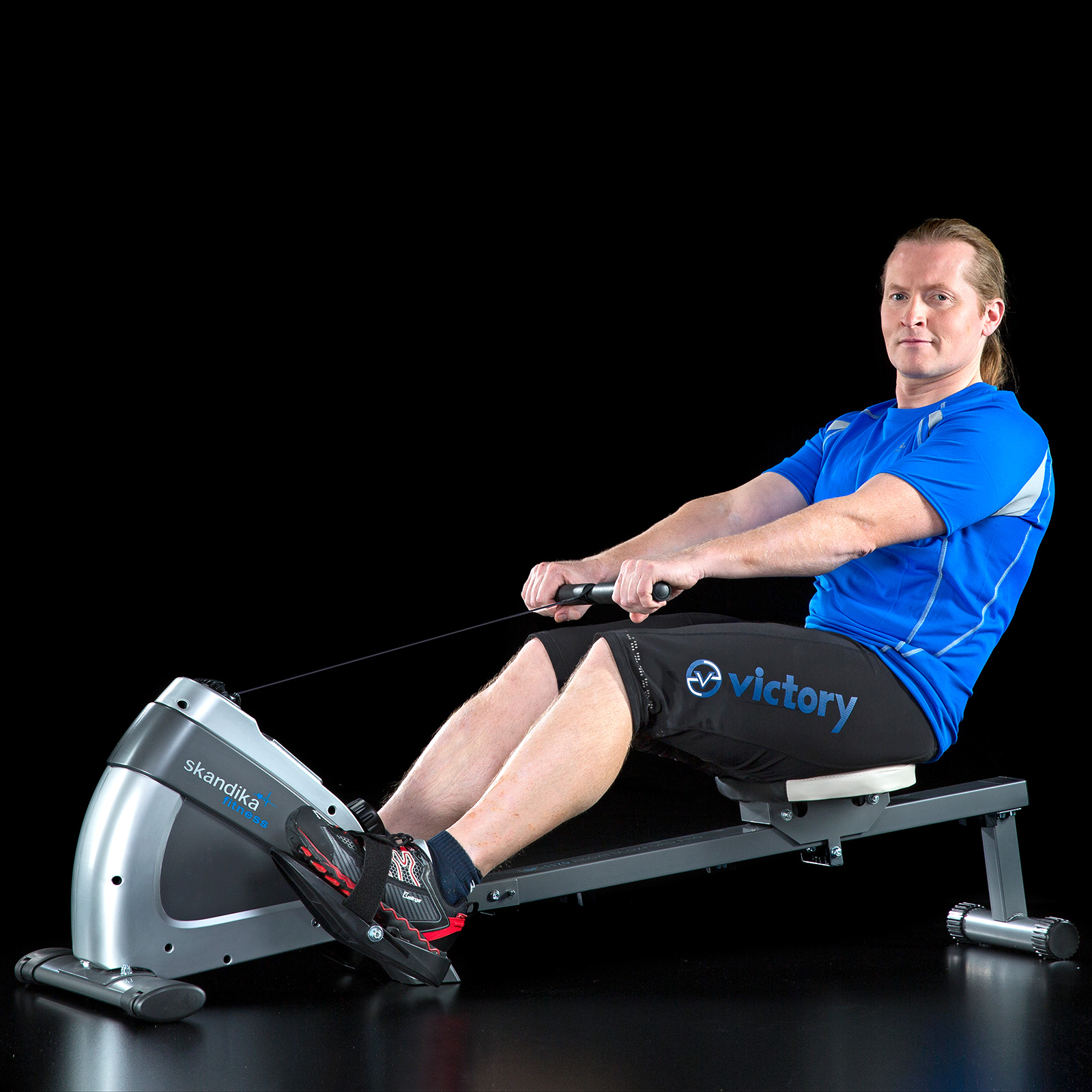 skandika Regatta Oxford Pro Rowing Machine Foldable LCD Rower