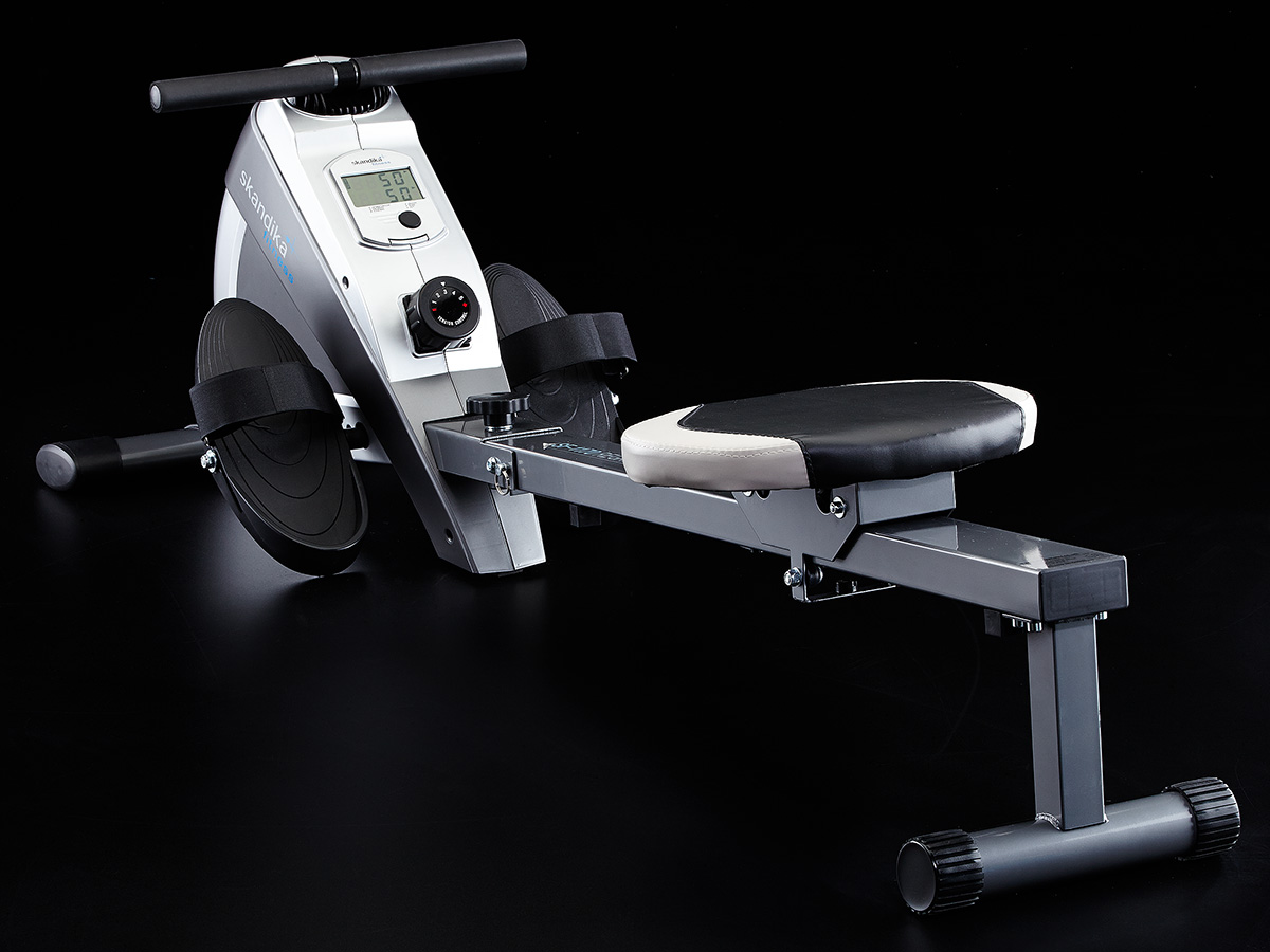 skandika Regatta Oxford Pro Rowing Machine Foldable LCD Rower New