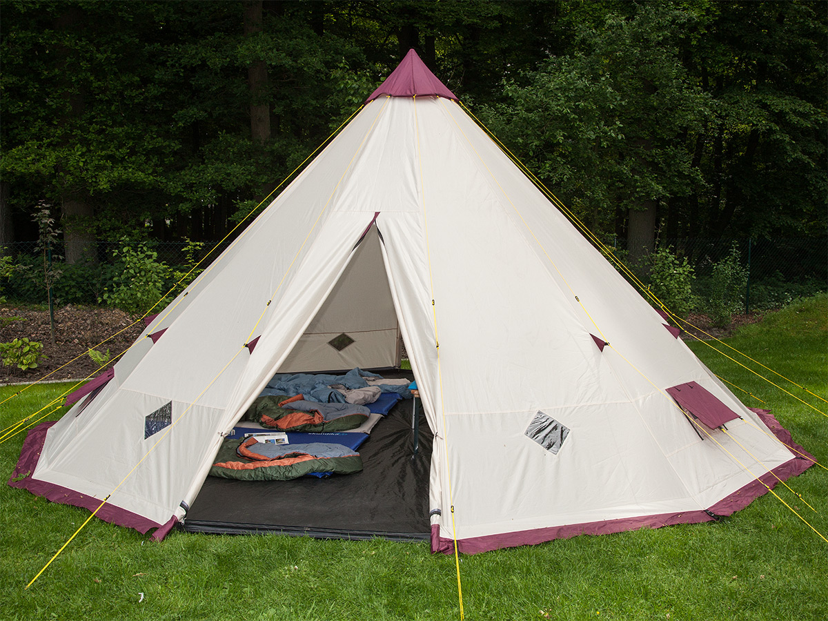 skandika XL Tipii 301 Teepee Tent 12 Person/Man Party Festival Sewnin
