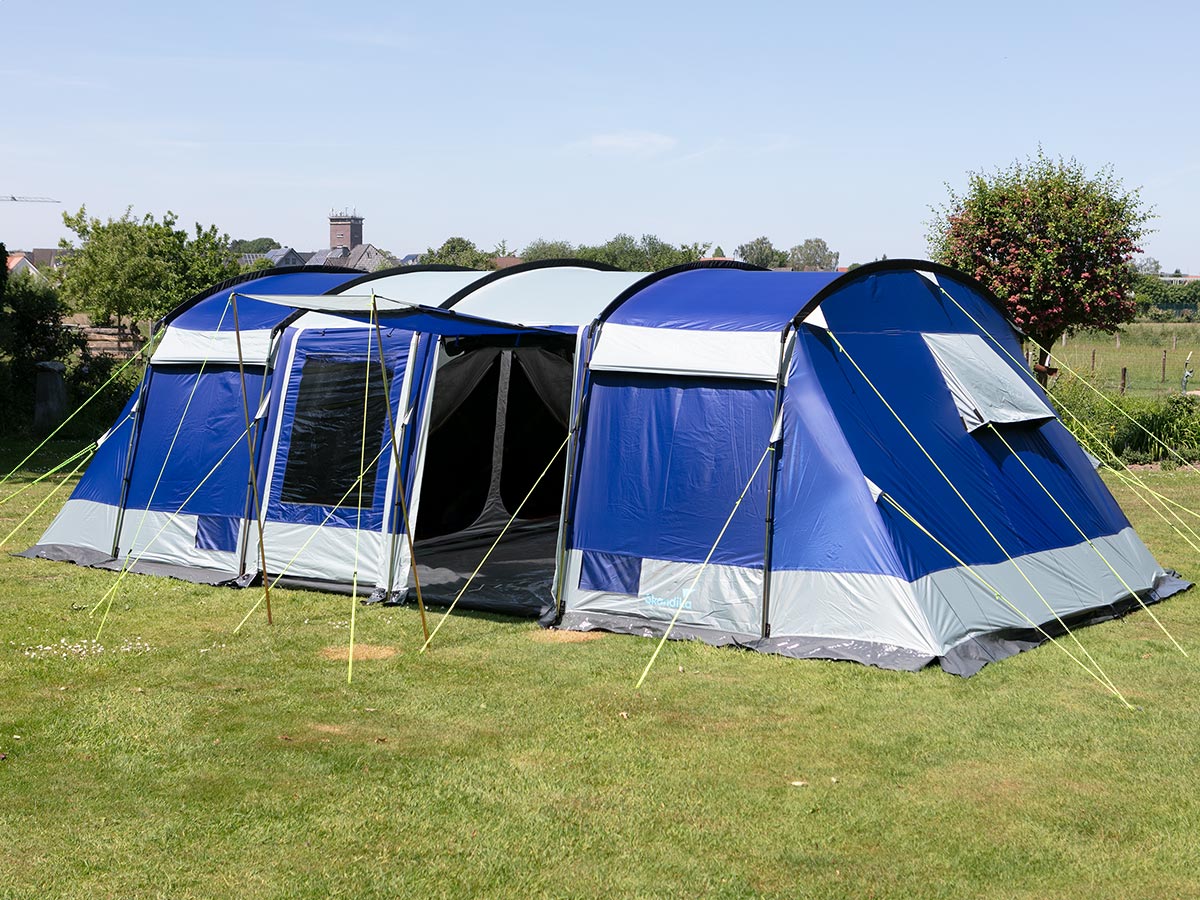 Skandika Montana 8 Sleeper Camping Familienzelt 6 bis 8 Personen blau NEU |  eBay.de