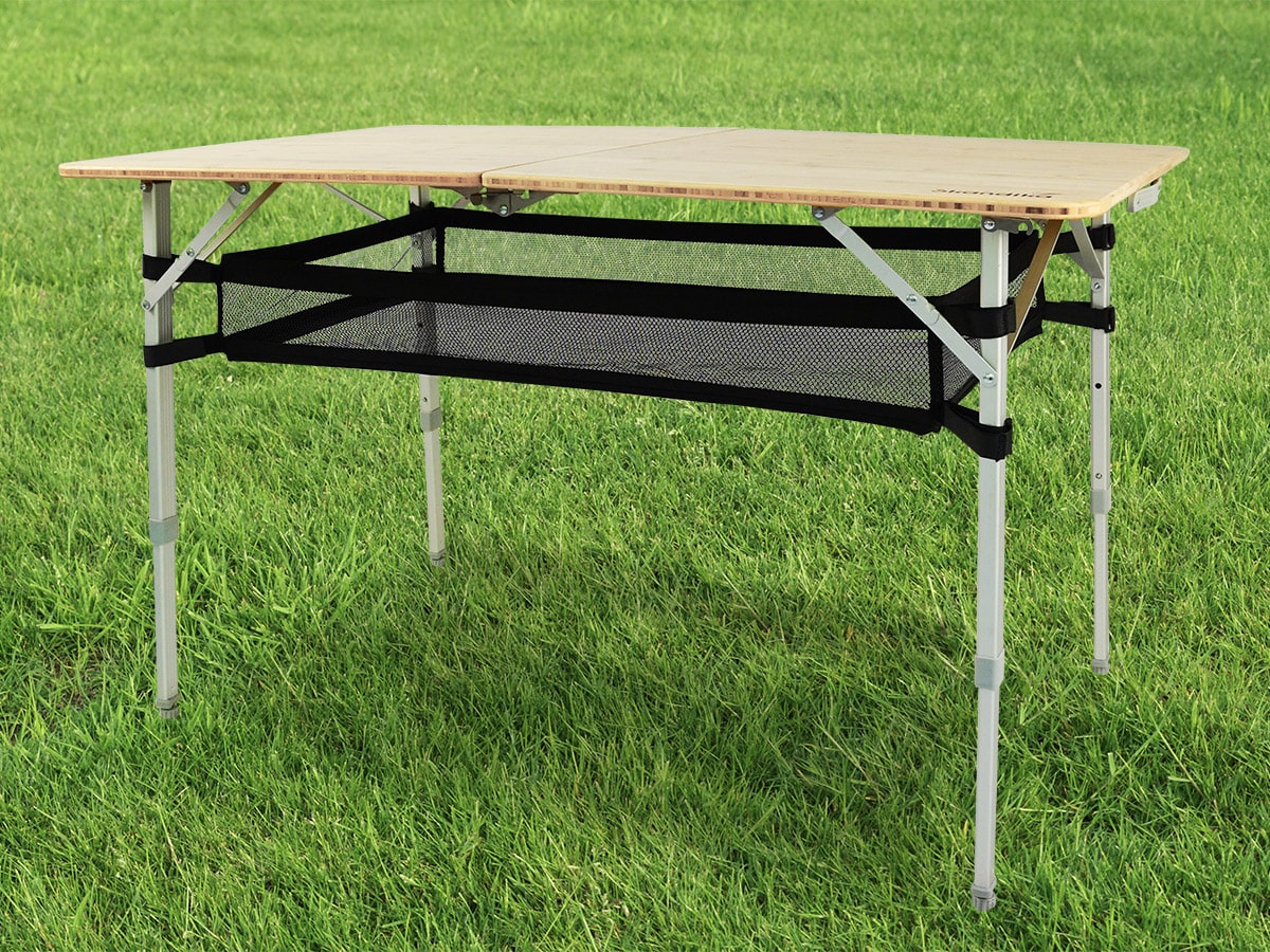 Skandika Campingtisch Tolja Bambus Alu Klapptisch 120x70 cm  hhenverstellbar Neu | eBay.de